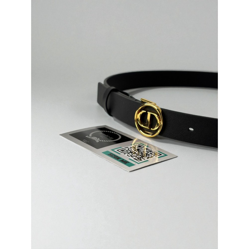 Dior 30 montaigne circled belt 2cm black  Accesories