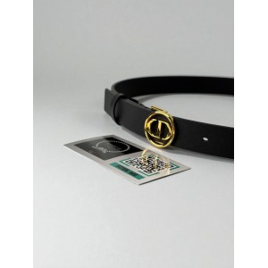 Dior 30 montaigne circled belt 2cm black  Accesories