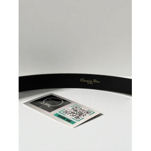 Dior 30 montaigne circled belt 2cm black  Accesories