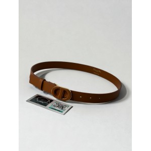 Dior 30 montaigne belt calfskin 2.5cm brown 