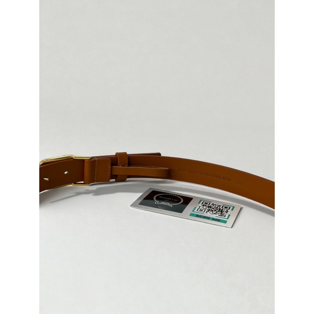 Dior 30 montaigne belt calfskin 2.5cm brown 