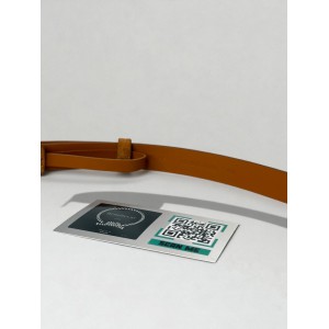 Dior Saddle belt suede brown 2cm Accesories