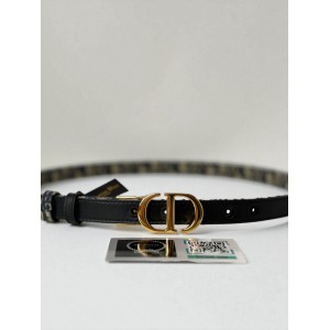 Dior 30 montaigne belt reversible oblique-navy 2cm  Accesories