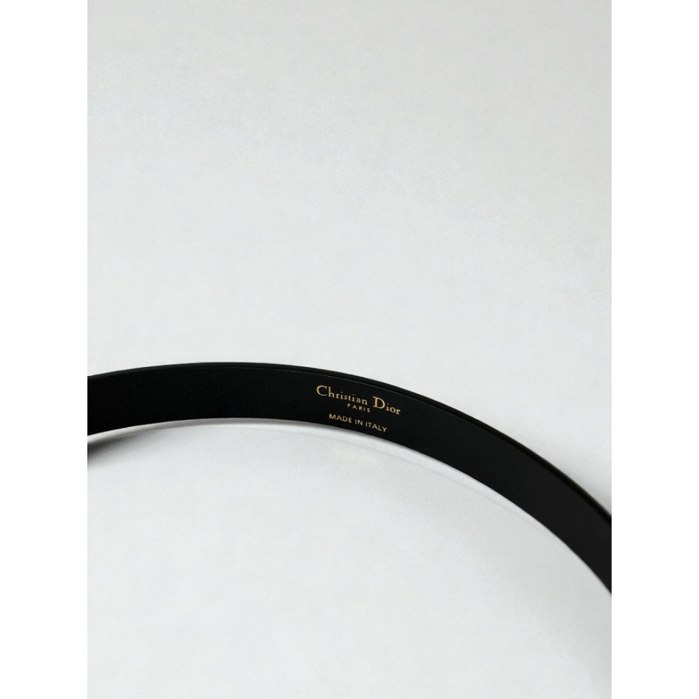 Dior 30 montaigne belt calfskin 2.5cm black