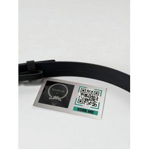 Dior 30 montaigne belt calfskin 2.5cm black