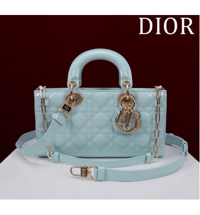 Dior Lady Medium D-Joy Bag patent Lambskin 26 x 13.5 x 5 cm