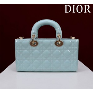 Dior Lady Medium D-Joy Bag patent Lambskin 26 x 13.5 x 5 cm