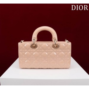 Dior Lady Medium D-Joy Bag patent Lambskin 26 x 13.5 x 5 cm