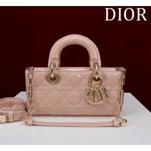 Dior Small Lady D-Joy Bag patent Lambskin 22 x 12 x 6 cm