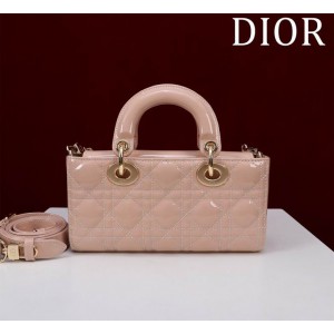 Dior Small Lady D-Joy Bag patent Lambskin 22 x 12 x 6 cm