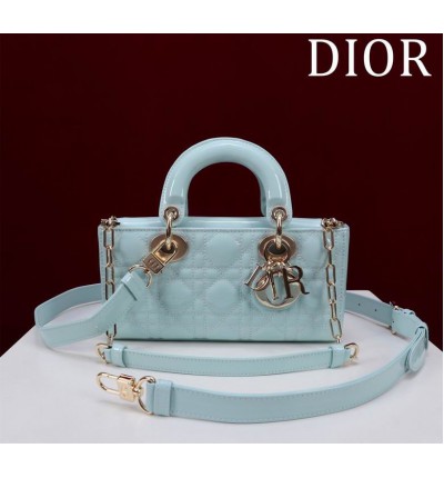Dior Small Lady D-Joy Bag patent Lambskin 22 x 12 x 6 cm