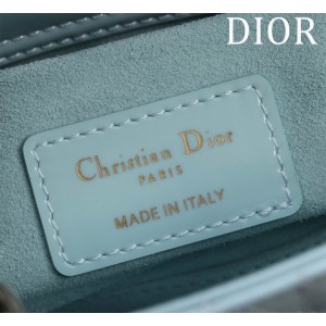 Dior Small Lady D-Joy Bag patent Lambskin 22 x 12 x 6 cm