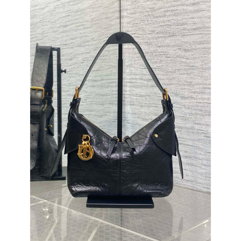 Dior Voyage Flat Macrocannage Grained Calfskin Bags