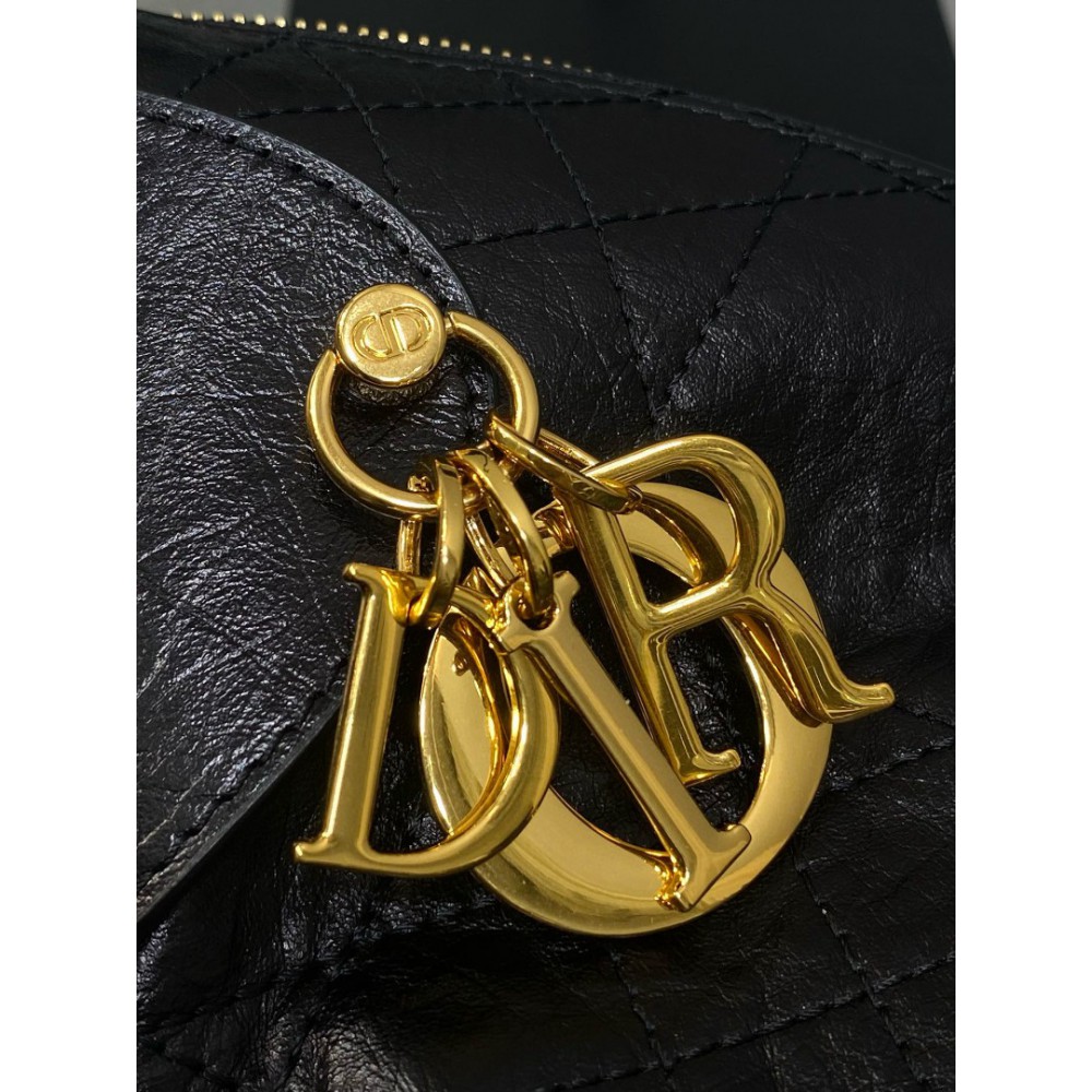 Dior Voyage Flat Macrocannage Grained Calfskin Bags