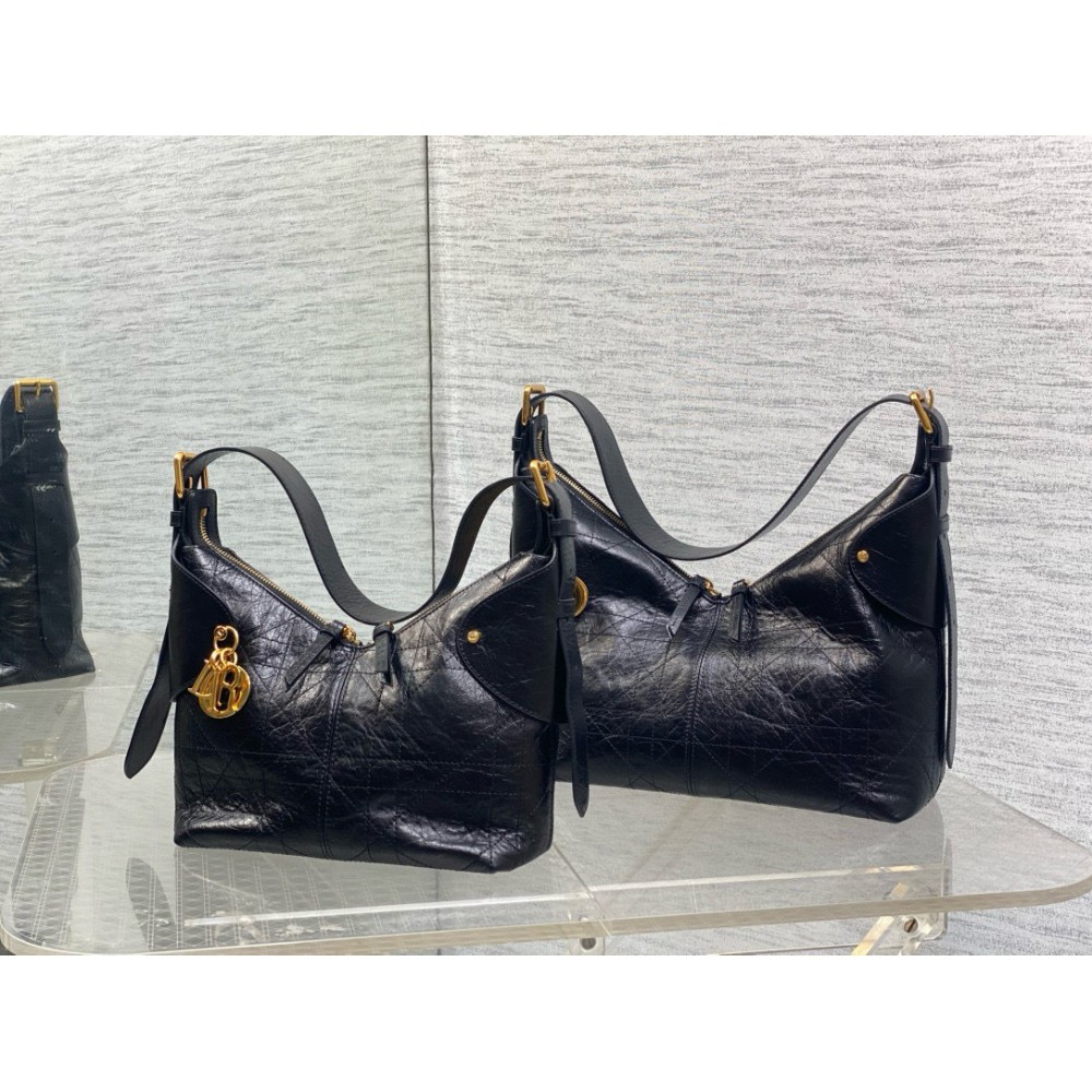 Dior Voyage Flat Macrocannage Grained Calfskin Bags