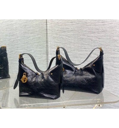 Dior Voyage Flat Macrocannage Calfskin