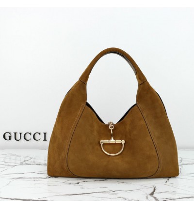 Gucci Softbit maxi shoulder bag 837466 suede