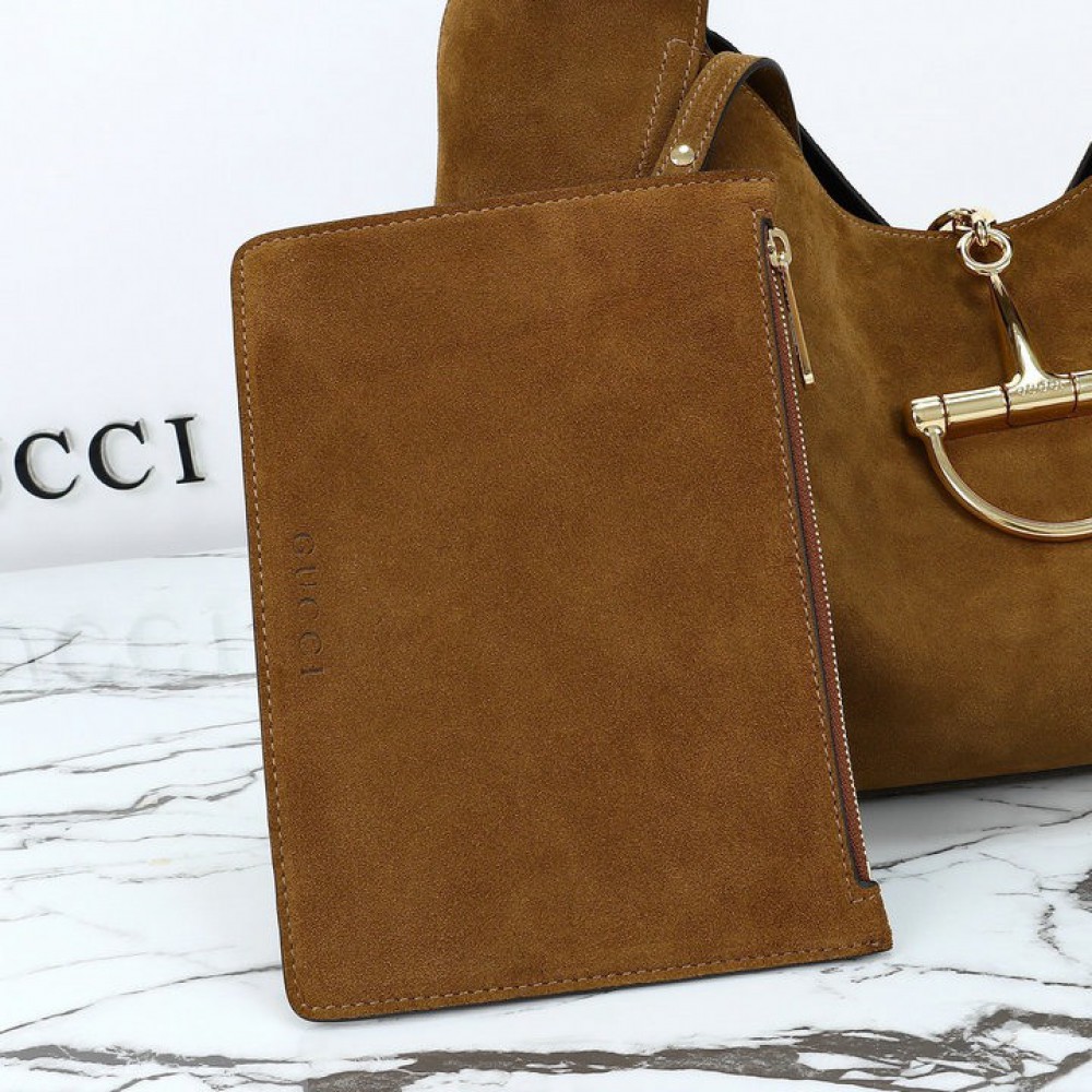 Gucci Softbit maxi shoulder bag 837466 suede Bags