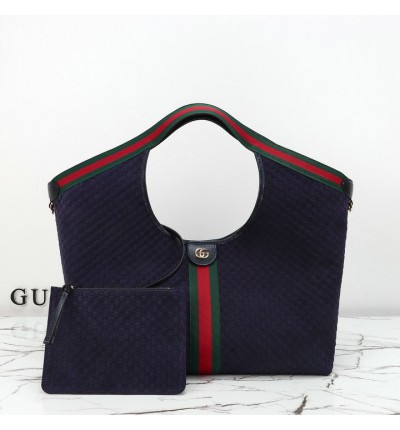 Gucci Giglio large tote bag Suede 853971 56x42x30cm