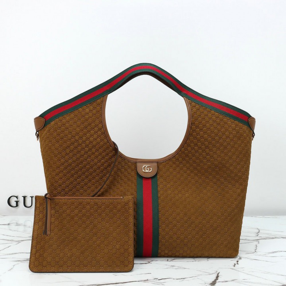 Gucci Giglio large tote bag Suede 853971 56x42x30cm Bags