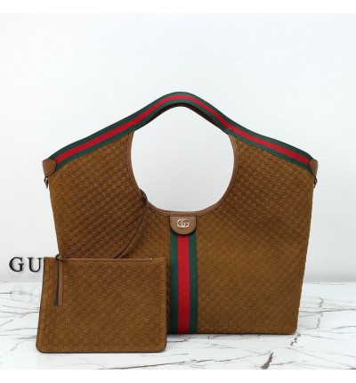 Gucci Giglio large tote bag Suede 853971 56x42x30cm