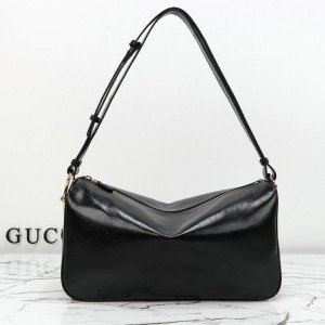 Gucci Half Horsebit large shoulder bag 862530 38x10x15cm Bags