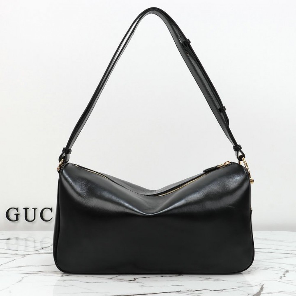 Gucci Half Horsebit large shoulder bag 862530 38x10x15cm Bags