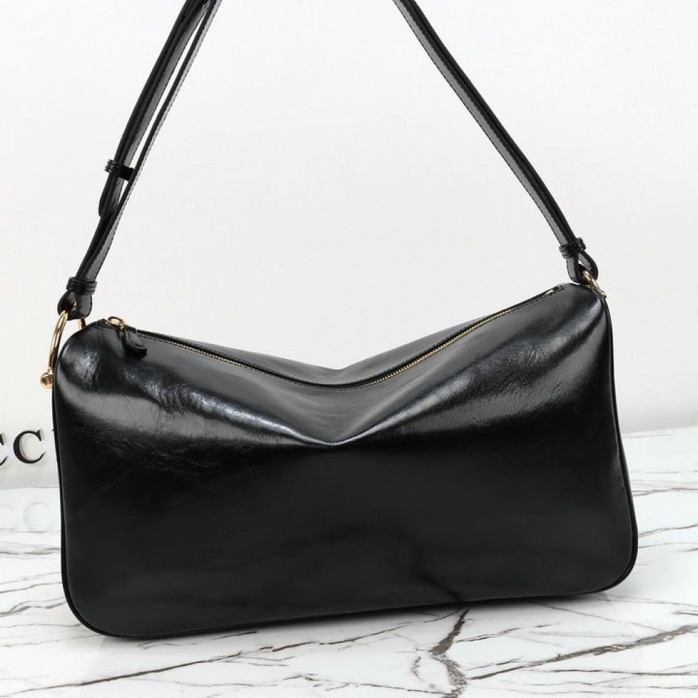 Gucci Half Horsebit large shoulder bag 862530 38x10x15cm Bags