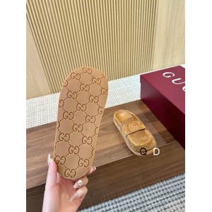 Celia Debossed suede mules brown 35-42 Shoes