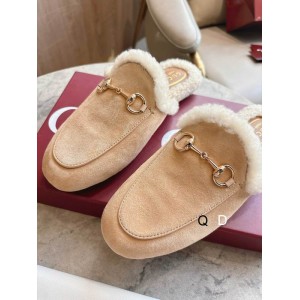Gucci shearling trimmed suede mules 36-41 Shoes