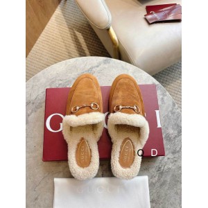 Gucci shearling trimmed suede mules 36-41 Shoes