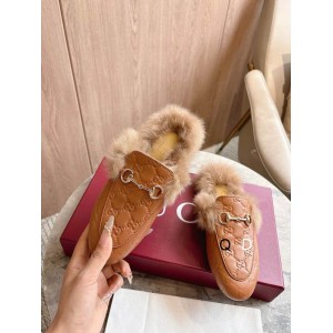 Gucci shearling horsebit mules 36-41 Shoes