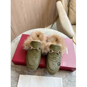 Gucci shearling horsebit mules 36-41 Shoes