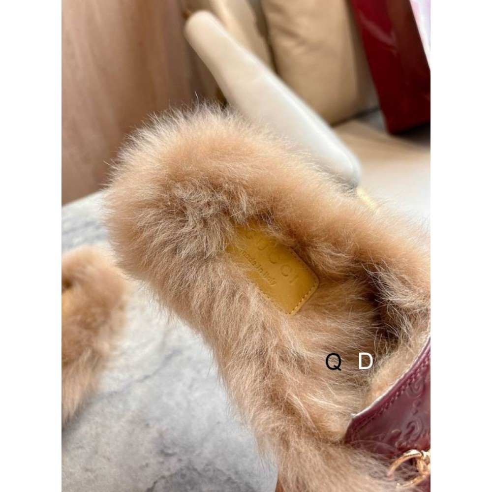 Gucci shearling horsebit mules 36-41 Shoes