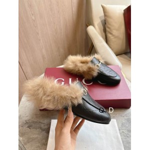 Gucci shearling horsebit mules 36-41 Shoes