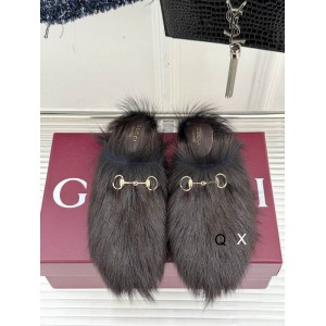 Gucci shearling horsebit mules 36-41 Shoes