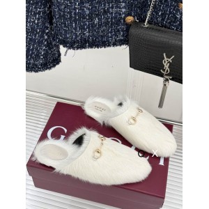 Gucci shearling horsebit mules 36-41 Shoes