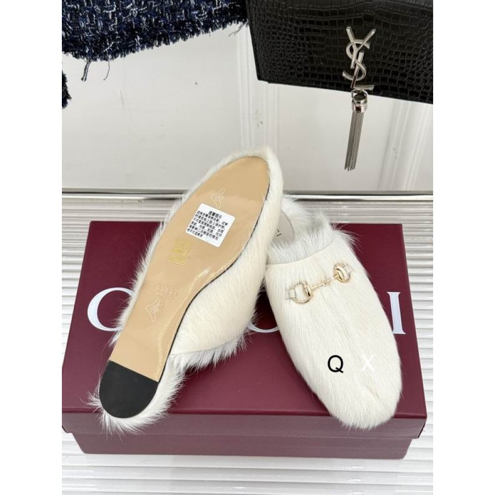 Gucci shearling horsebit mules 36-41 Shoes