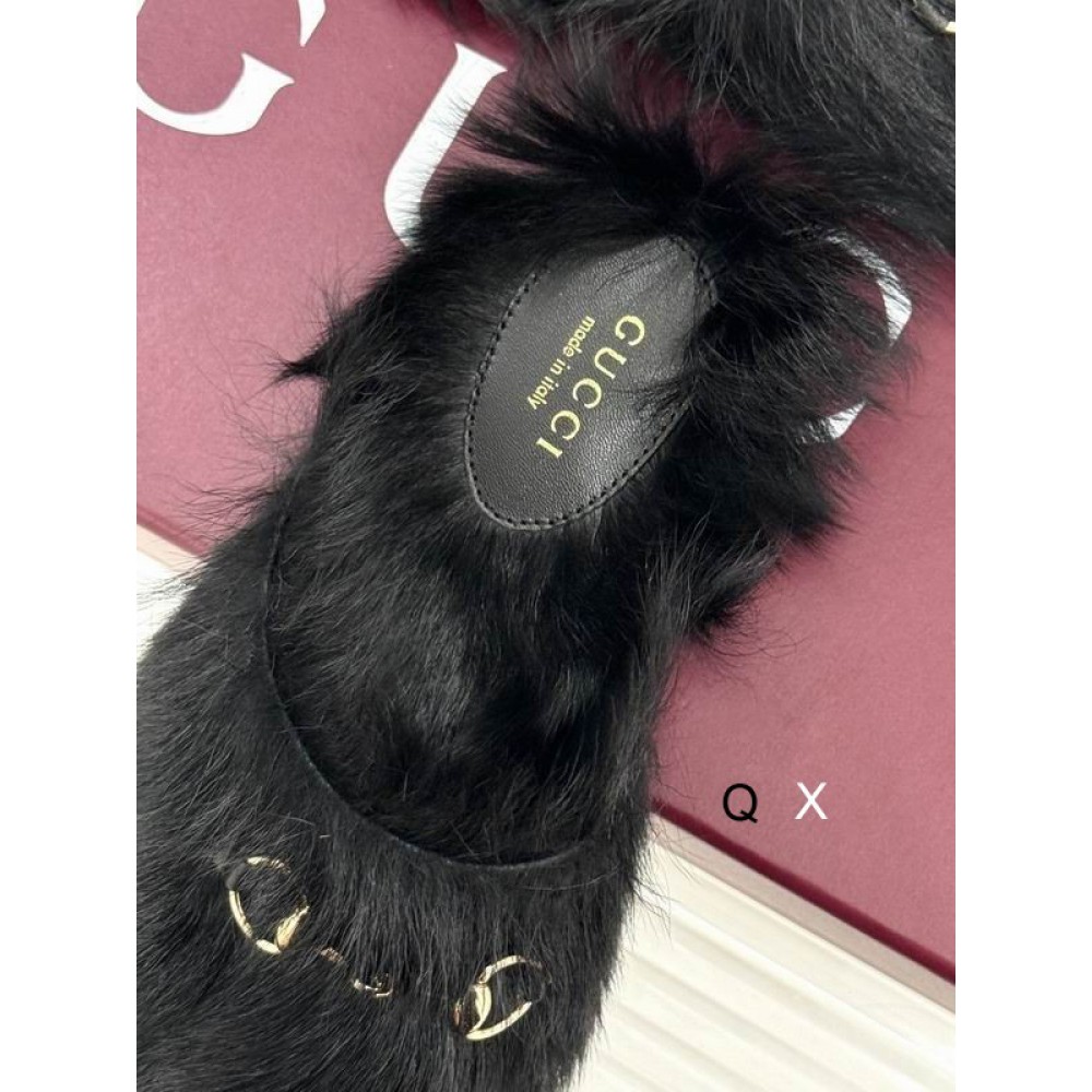 Gucci shearling horsebit mules 36-41 Shoes