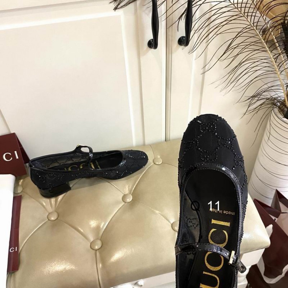 Gucci crystal ballet flat 36-42 Shoes