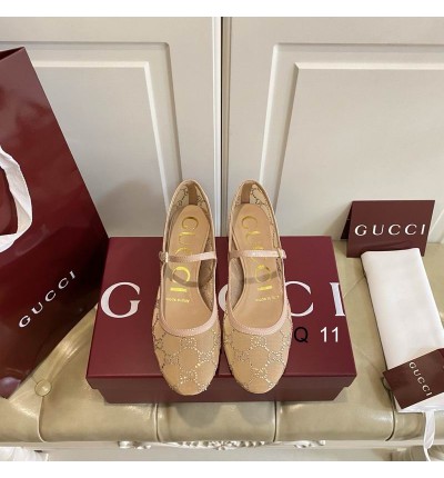 Gucci crystal ballet flat 36-42
