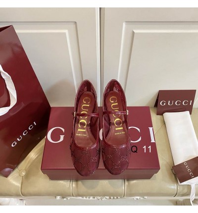 Gucci crystal ballet flat 36-42