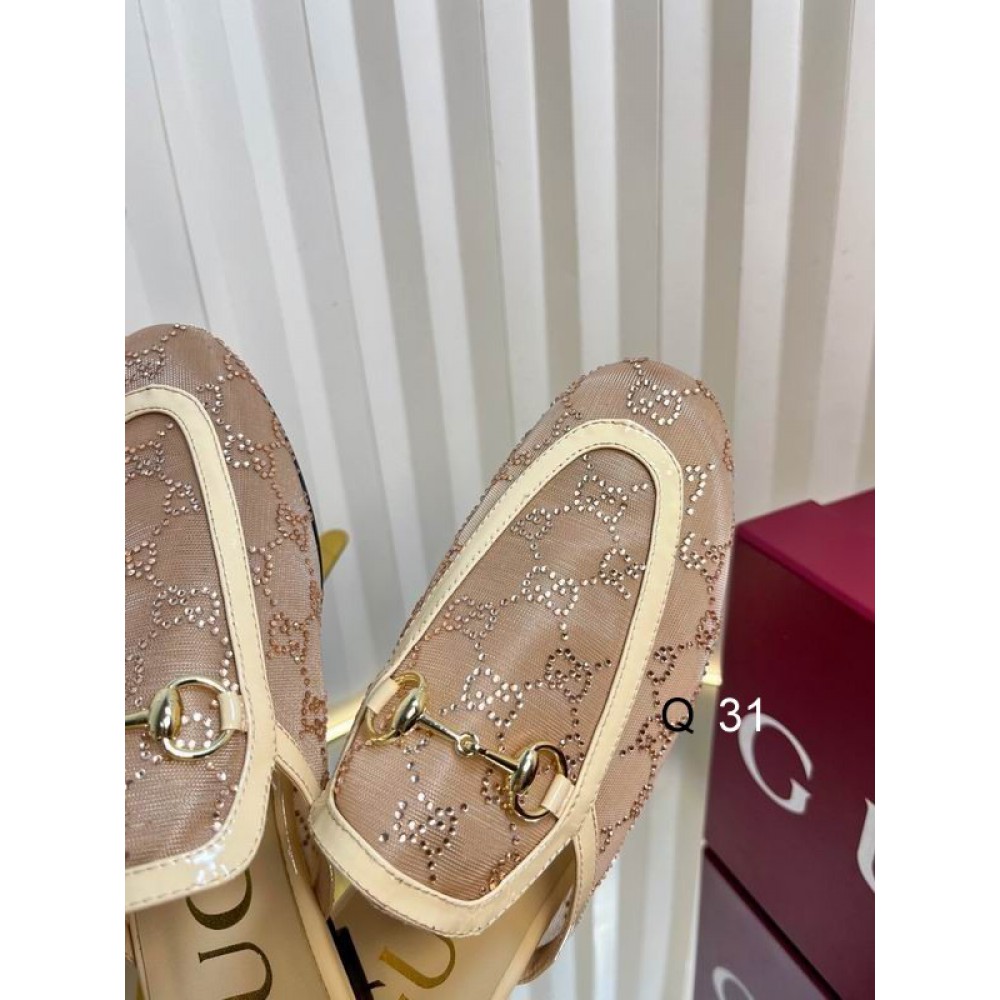 Gucci Princetown crystal slippers 35-42 Shoes
