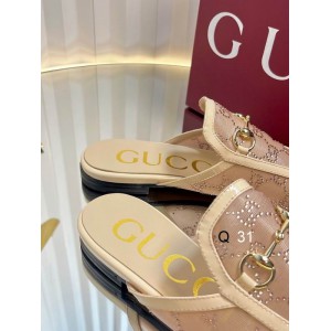 Gucci Princetown crystal slippers 35-42 Shoes