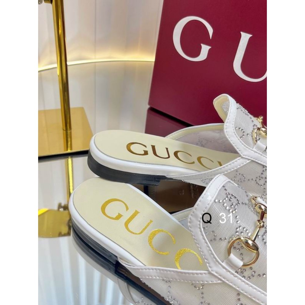 Gucci Princetown crystal slippers 35-42 Shoes