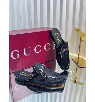 Gucci Princetown crystal slippers 35-42