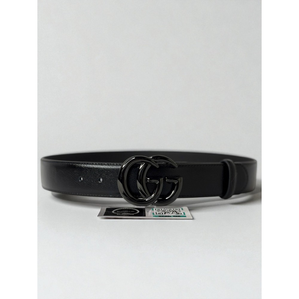 Gucci belt Marmont wide 4cm total black
