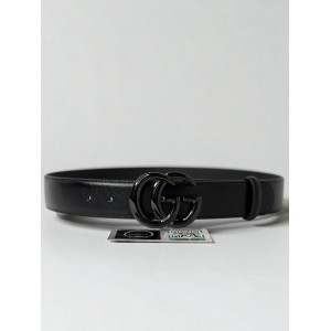 Gucci belt Marmont wide 4cm total black