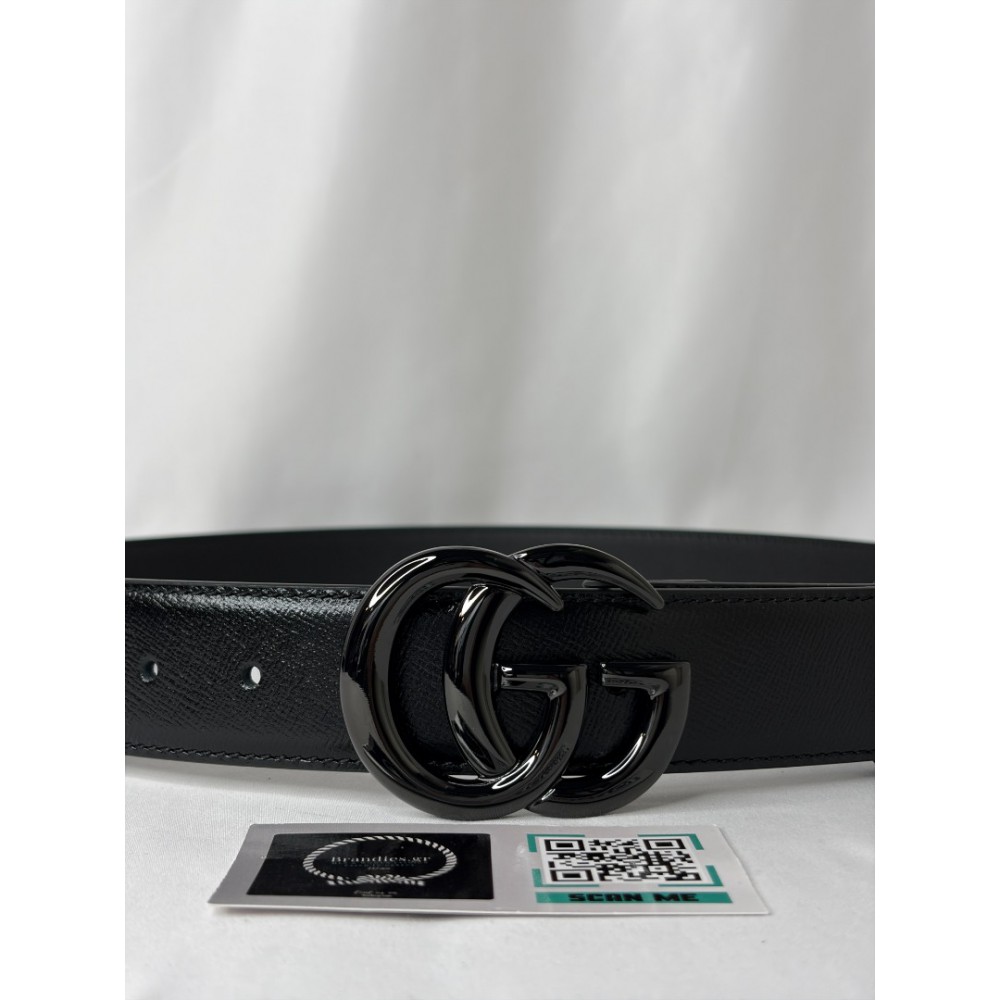 Gucci belt Marmont wide 4cm total black