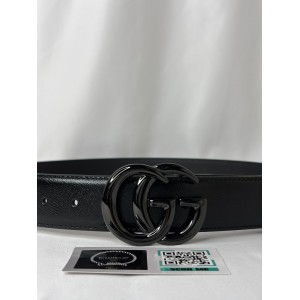 Gucci belt Marmont wide 4cm total black